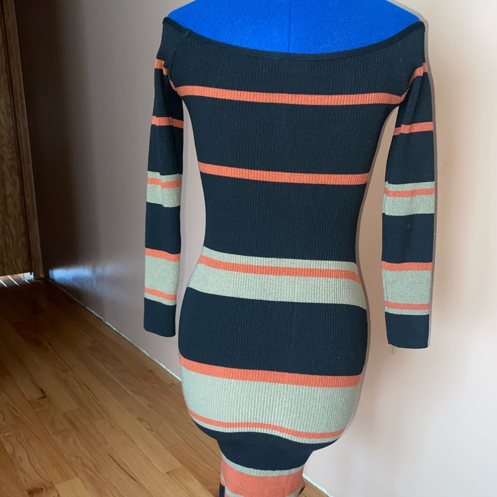 Cute Long Sleeve Fitted Dress